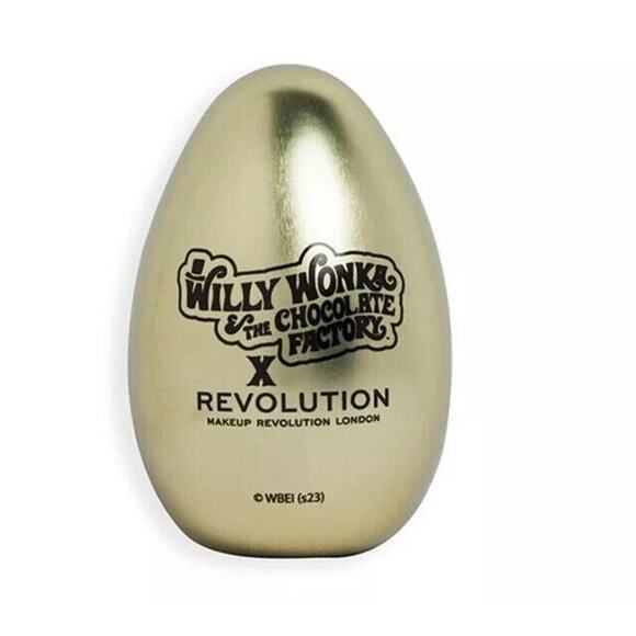 Revolution x Willy Wonka I Want It Now Golden Egg Highlighter Veruca‎ Salt New - Picture 3 of 3